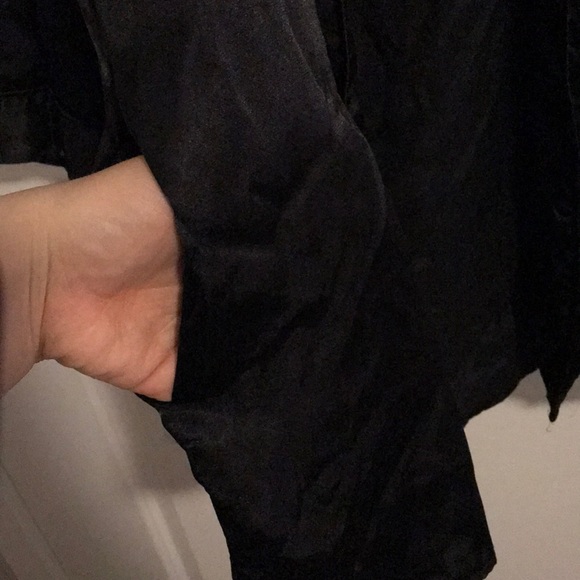 Fredrick’s of Hollywood Black lingerie robe wrap S - Picture 5 of 5